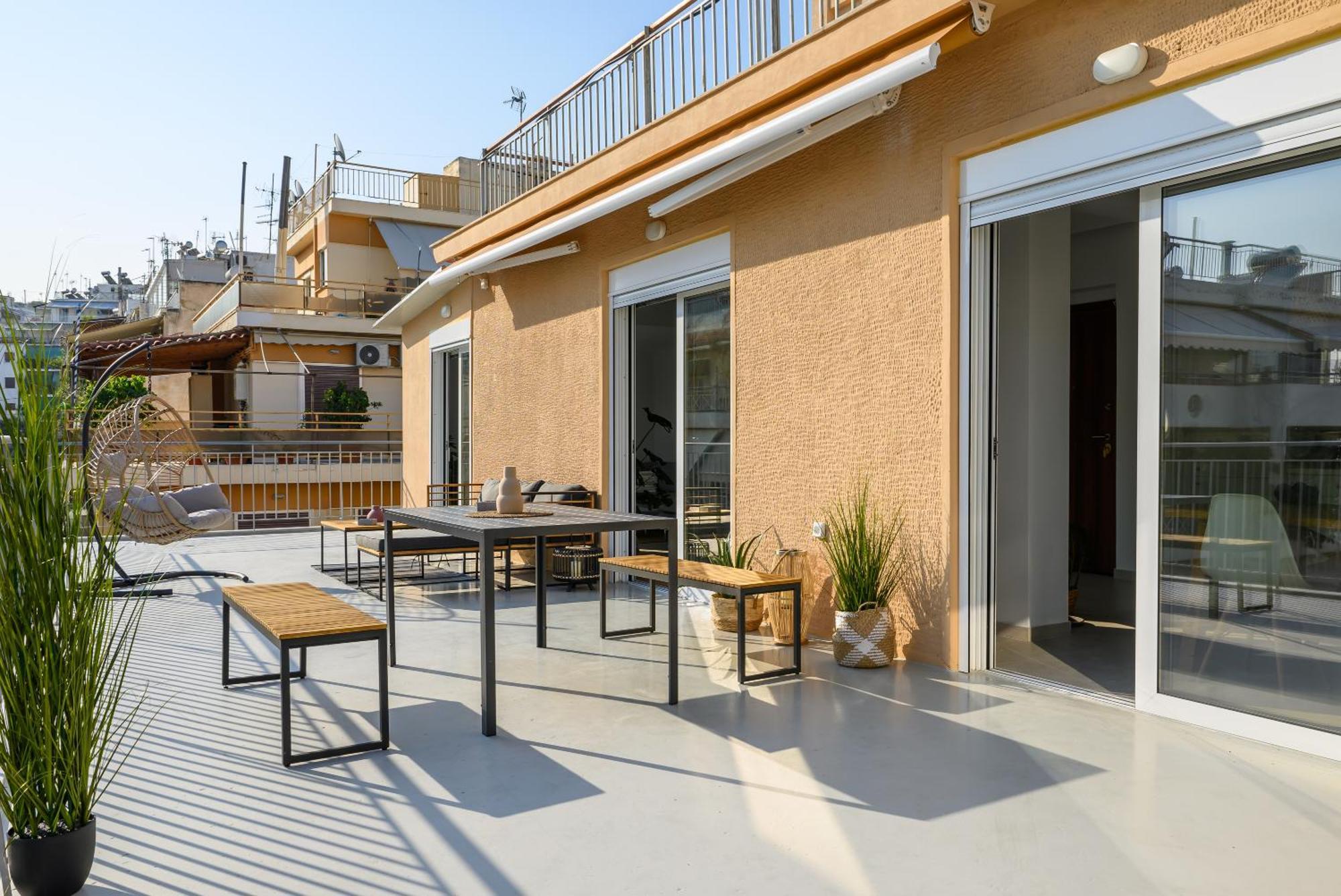 The H Experience - Urban 2Bd Rooftop Athens Center 外观 照片